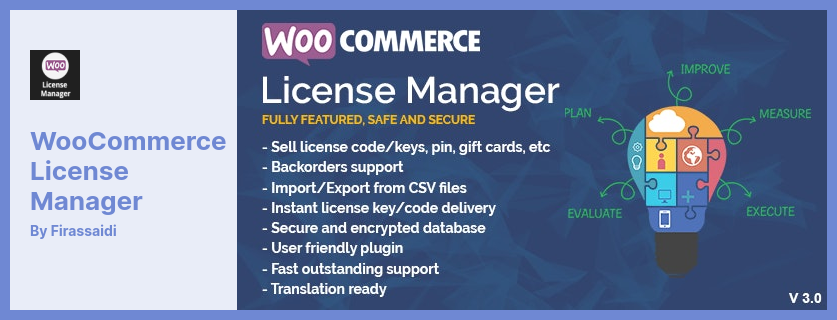 البرنامج المساعد WooCommerce License Manager - مفاتيح الترخيص ، ورموز الدبوس ، وبرنامج بيع بطاقات الهدايا لبرنامج WordPress