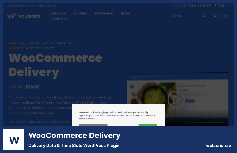 WooCommerce Delivery Plugin - تاريخ التسليم وفتحات الوقت المكون الإضافي WordPress