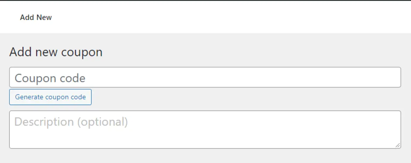Ajouter un nom de coupon dans WooCommerce