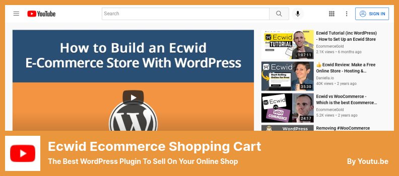 Ecwid Ecommerce Shopping Cart Plugin - Il miglior plugin per WordPress da vendere nel tuo negozio online