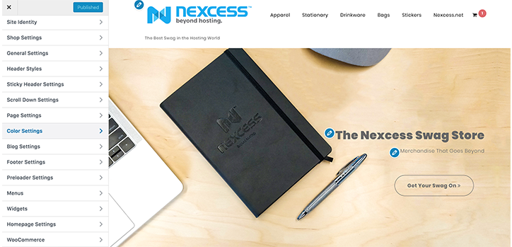 Il sito di Nexcess WooCommerce