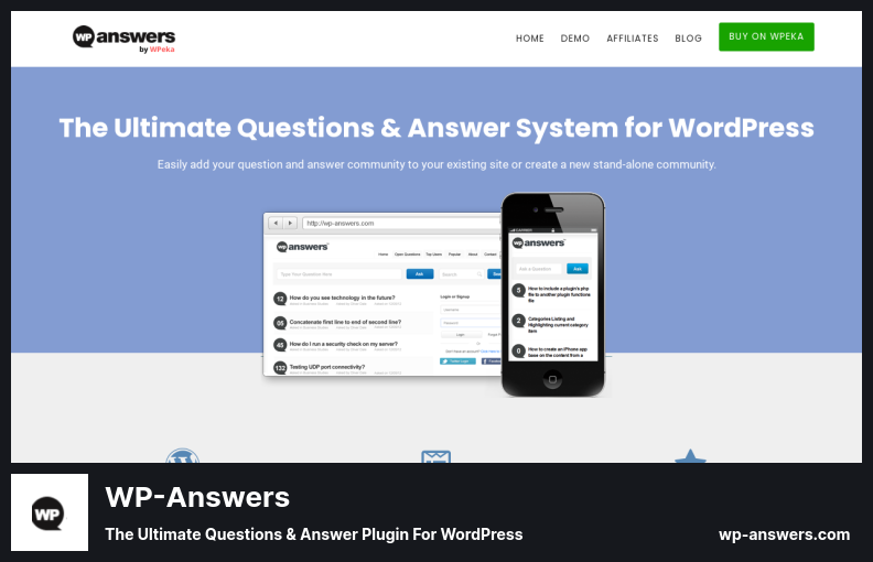 Plugin WP-Answers - Il plugin definitivo per domande e risposte per WordPress