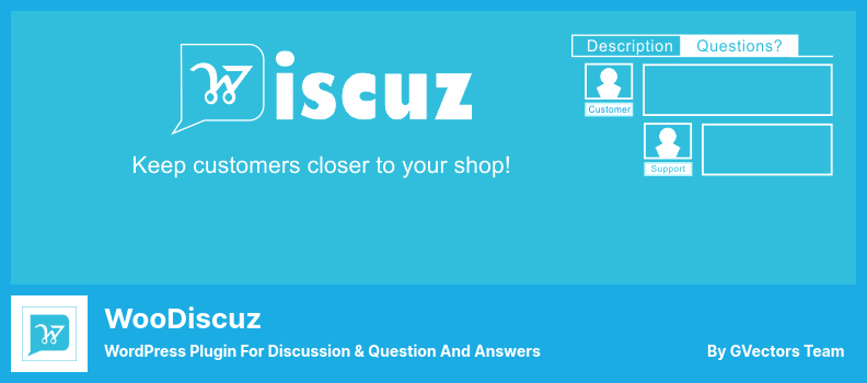 Plugin WooDiscuz - Plugin WordPress per discussioni, domande e risposte