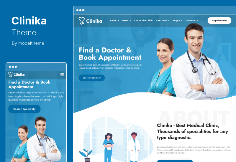 Tema Clinika - Tema WordPress per clinica medica