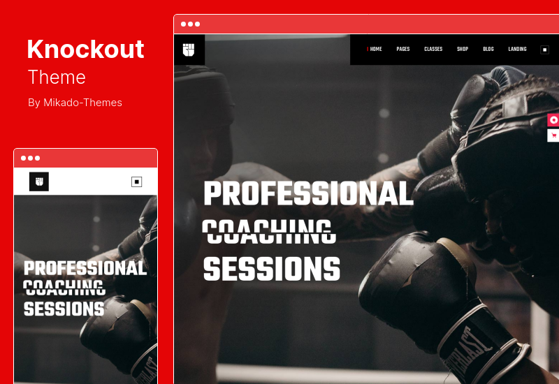 Knockout-Thema - Boxen & Kampfsport WordPress-Theme