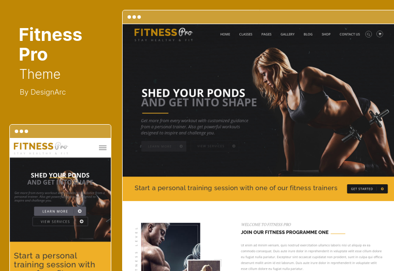 Fitness Pro-Theme - WordPress-Theme für das Fitnessstudio