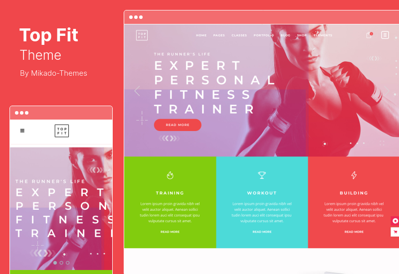 TopFit-Theme - Fitness- und Fitnessstudio-WordPress-Theme