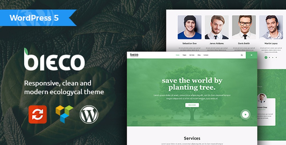 tema wordpress natura bieco