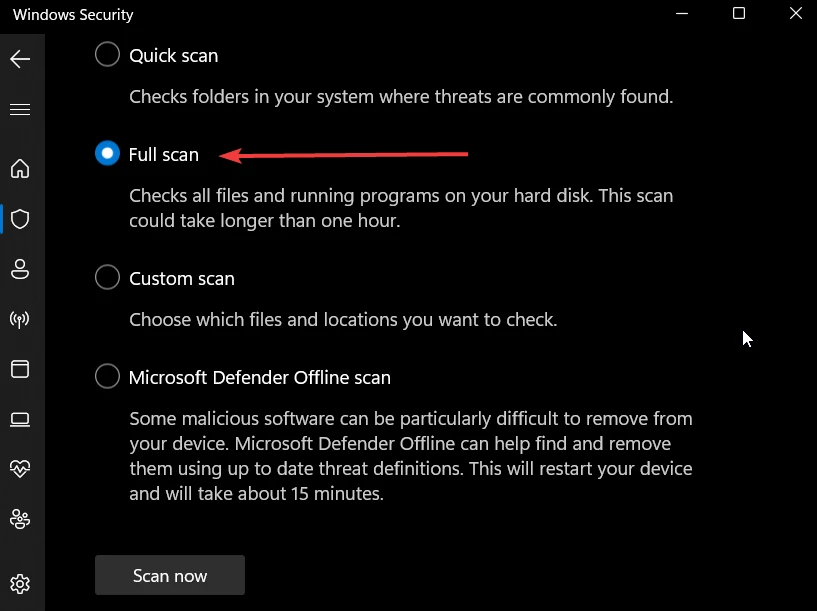 windows defender tam tarama