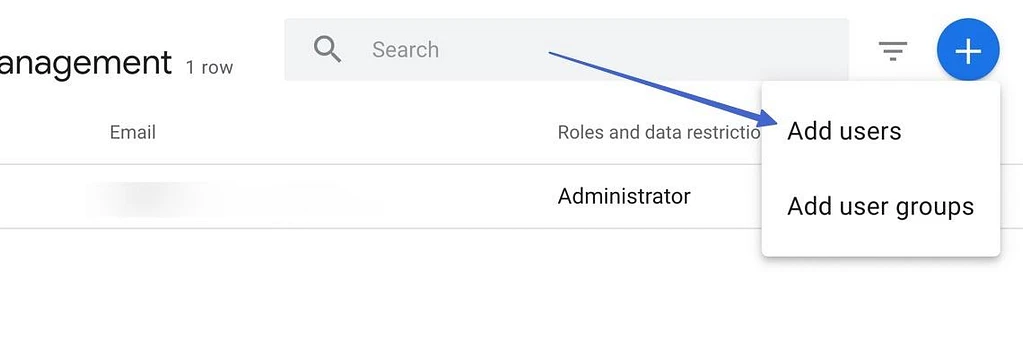 cara menambahkan pengguna ke Google Analytics