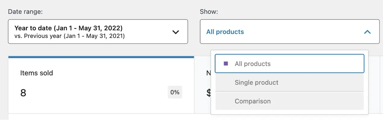 在 Google Analytics 中查找年初至今的销售额