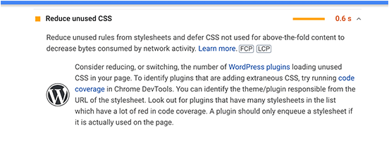 pda-reduce-unused-css