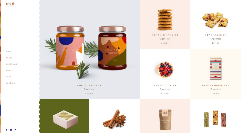 Krafti Gift Shop WordPress Theme