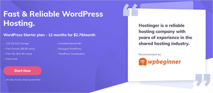 Hostinger บริการโฮสติ้ง WordPress ที่ดีที่สุด