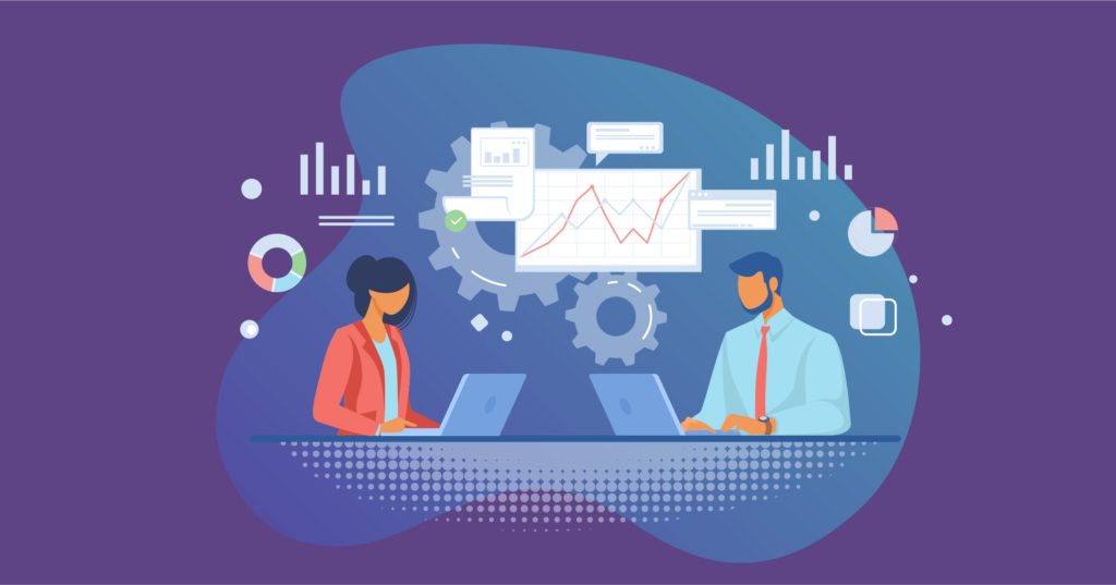 Il y a beaucoup de graphiques et de statistiques dans les études de marché quantitatives