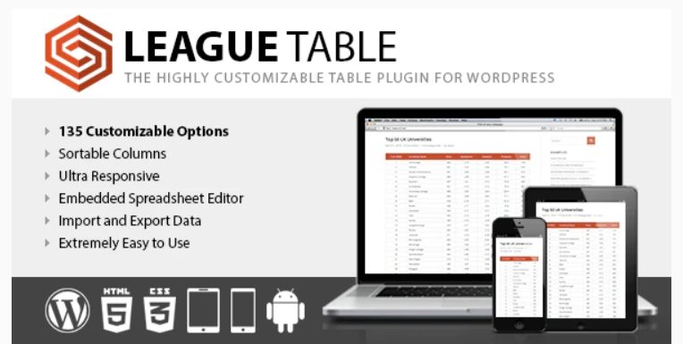 Meilleurs plugins de table alternatifs à WP Table Builder