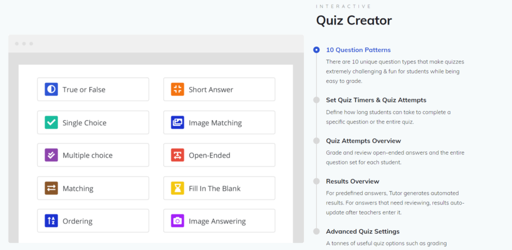 TutorLMS Quiz Creator