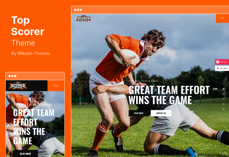 TopScorer-Theme - Sport-WordPress-Thema