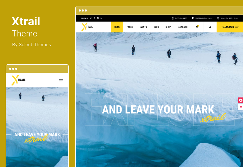 Xtrail-Thema – Extremsport und Outdoor-WordPress-Theme