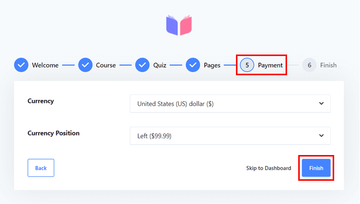 通貨の設定