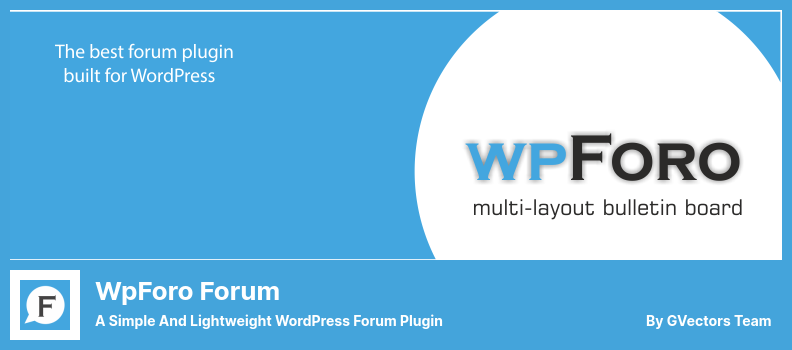 wpForo Forum Plugin - ein einfaches und leichtes WordPress Forum Plugin