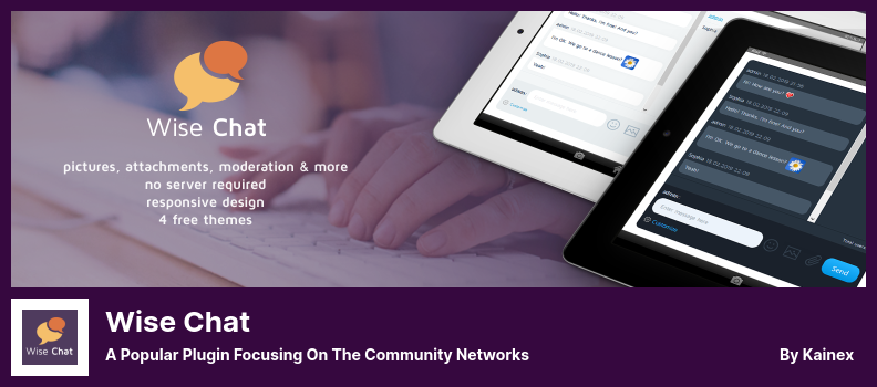 Wise Chat Plugin - ein beliebtes Plugin, das sich auf die Community-Netzwerke konzentriert