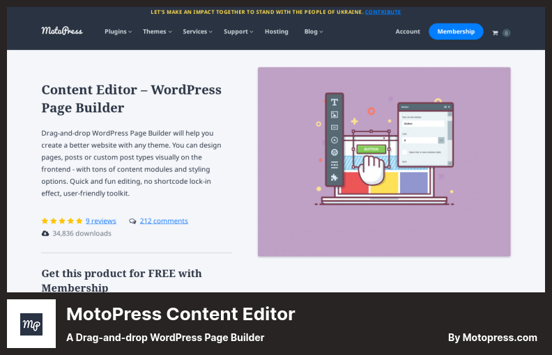 MotoPress Content Editor Plugin - ein Drag-and-Drop-WordPress-Seitenersteller