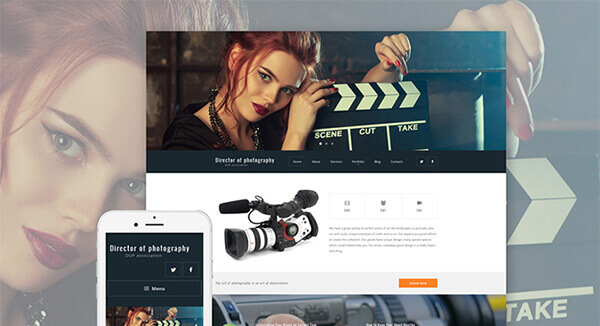 Fotograficzny motyw WordPress