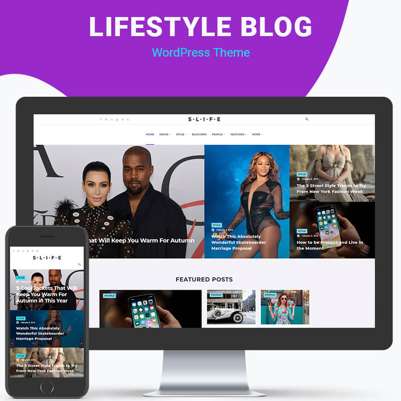 Slife - ไลฟ์สไตล์ Elementor WordPress Theme