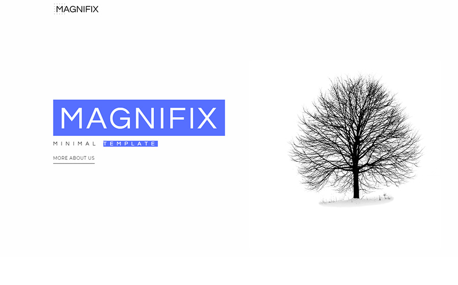 Magnifix-クリエイティブな最小限のElementorWordPressテーマ