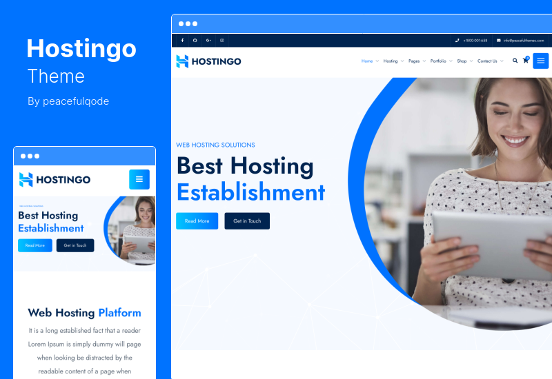 Hostingo-Thema - Hosting- und WHMCS-WordPress-Theme