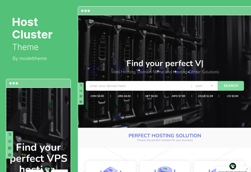 HostCluster-Design – WHMCS-Hosting-WordPress-Design