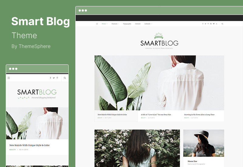 Smart Blog Theme - Reiseblog WordPress Theme