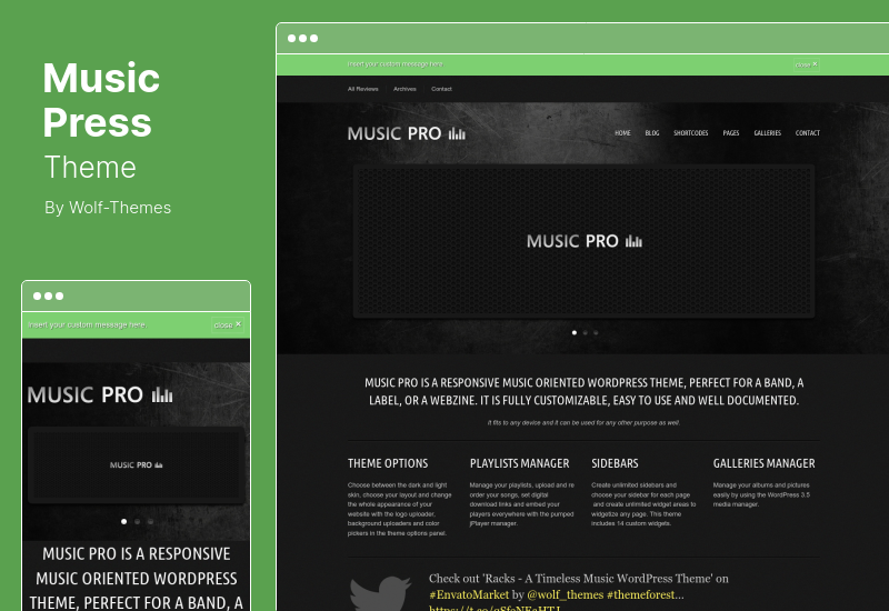 MusicPress Theme – Ein zeitloses Audio-WordPress-Theme