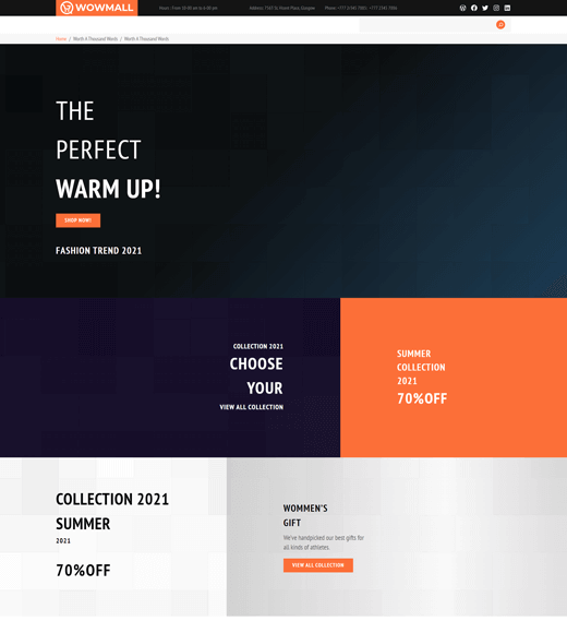 WordPress-Block-Designs Wowmall