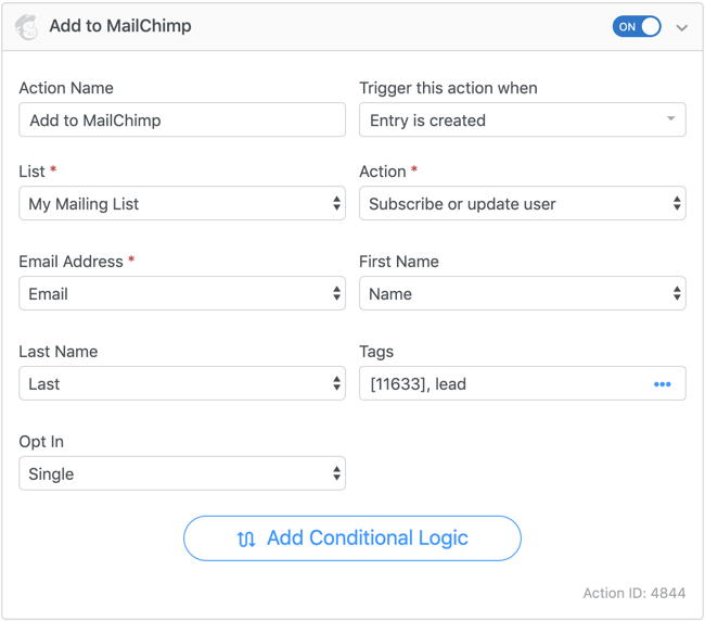 ปรับแต่งฟอร์ม Mailchimp ของคุณด้วยการตั้งค่าที่คุณต้องการให้สมาชิกมี