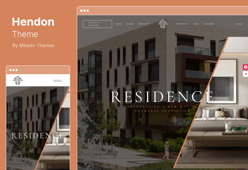 Tema Hendon - Tema WordPress Properti Tunggal