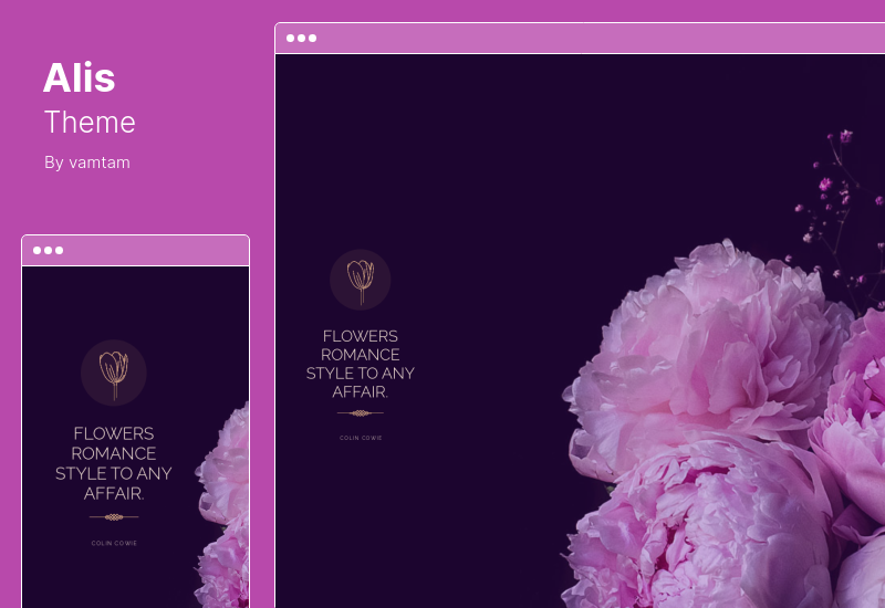 Tema Alis - Tema WordPress per Wedding Planner