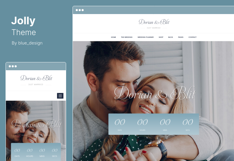 Jolly Theme - Tema de WordPress para planificador de invitaciones de boda