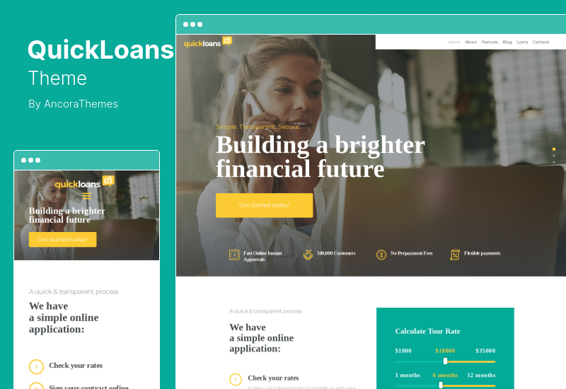 موضوع QuickLoans - موضوع وورد الأعمال المصرفية للشركات القرض