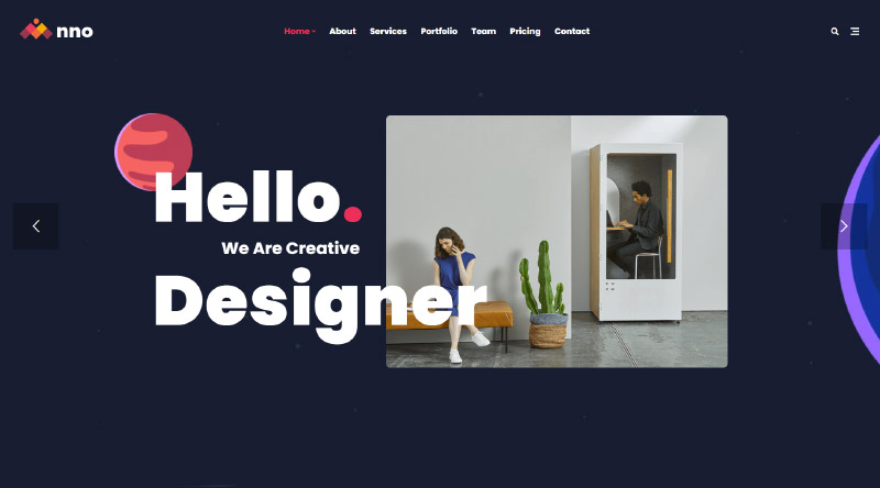 Anno one page WordPress theme