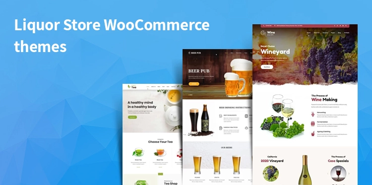 toko minuman keras tema WooCommerce