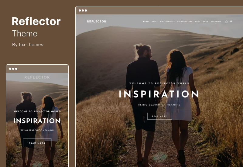 Reflector Theme - WordPress Theme für Fotostudio und Fotografen