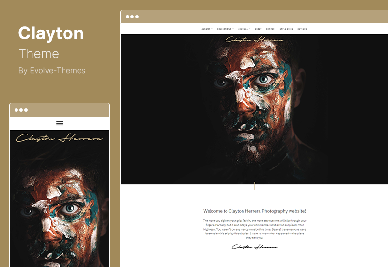 Clayton Theme - Tema WordPress Elegan untuk Fotografer