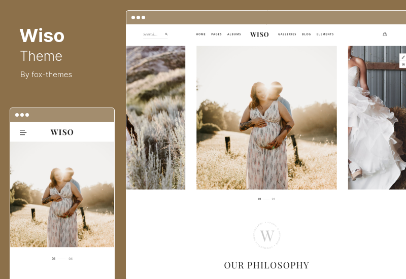 Wiso Theme - Тема WordPress для фотографии