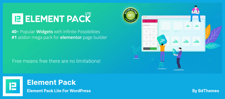 Complemento Element Pack - Element Pack Lite para WordPress