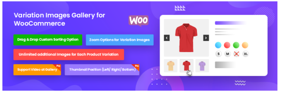 WooCommerce 插件的变体图像库。