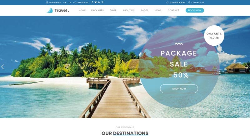 Love Travel WordPress Theme