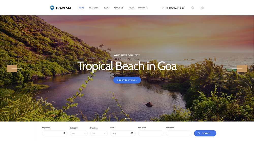 Travesia WordPress Theme