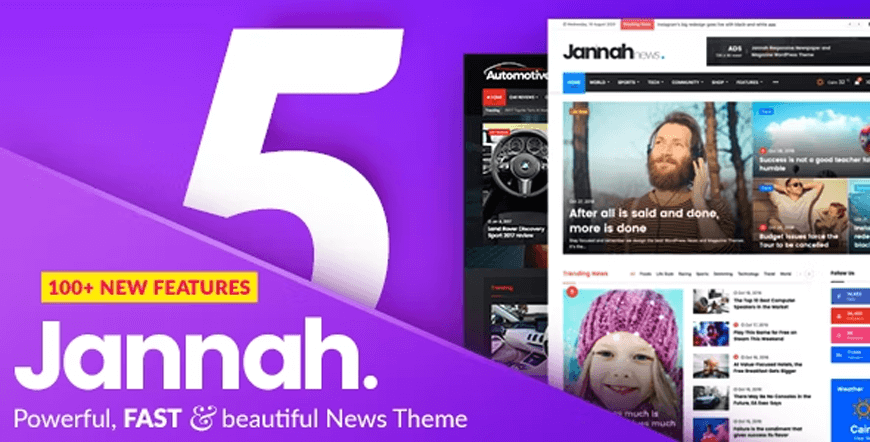 Jannah - thème WordPress pour blog technique